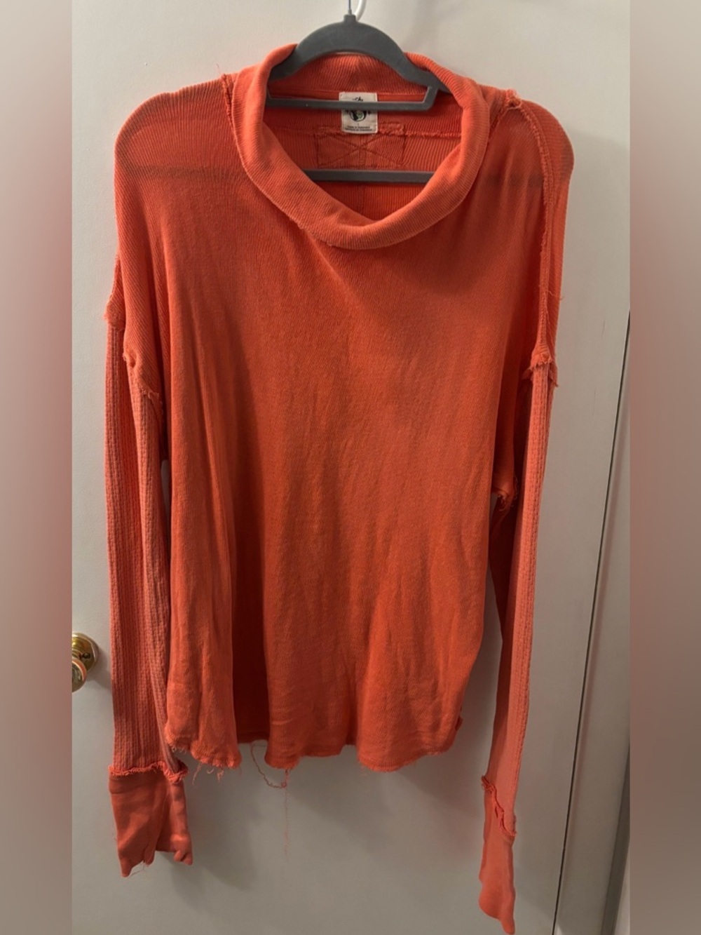 We the Free by Free People Orange Long Sleeve Tunic